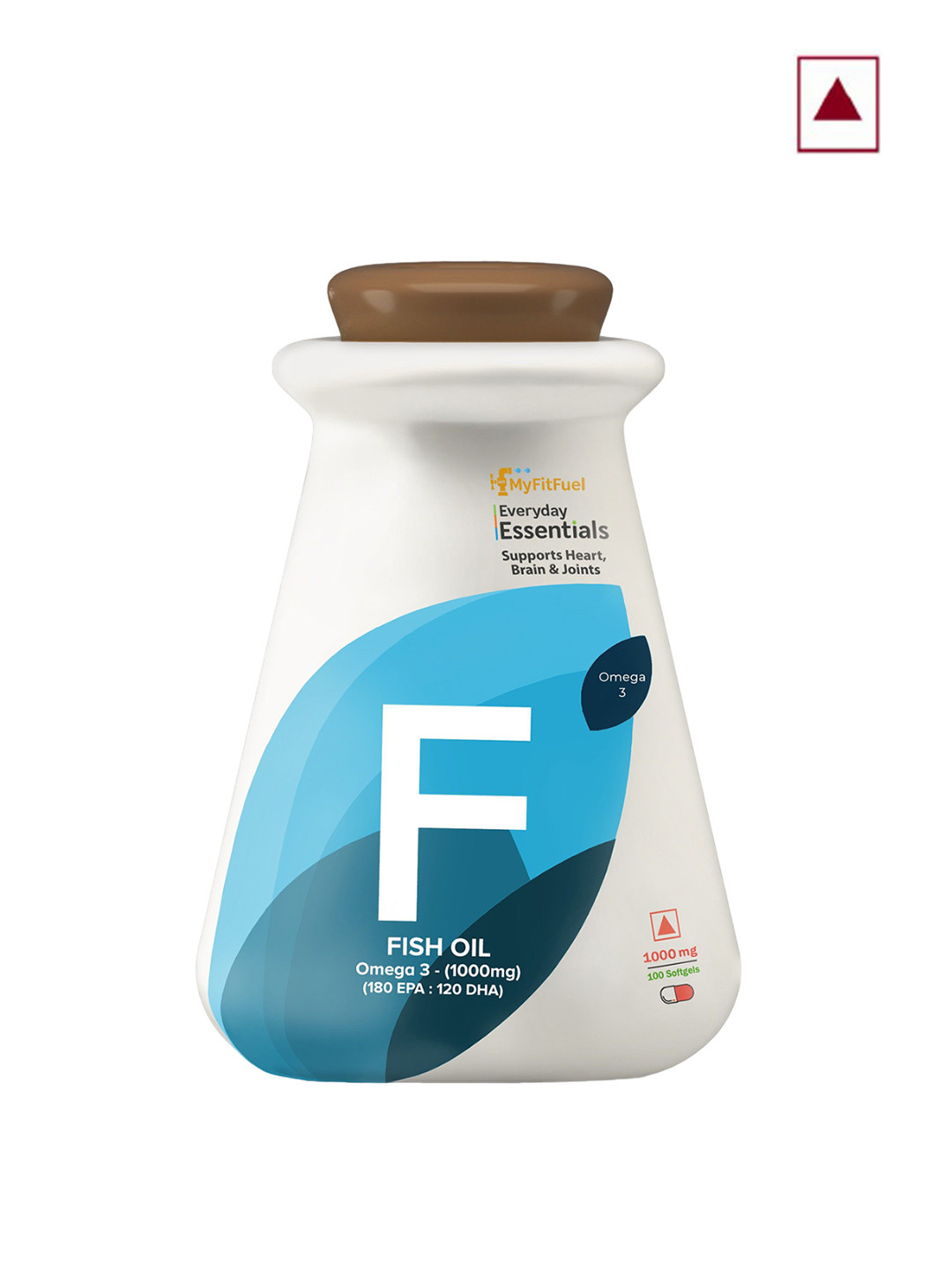 MyFitFuel Omega 3 Fish Oil 1000mg -100 Softgels Capsules