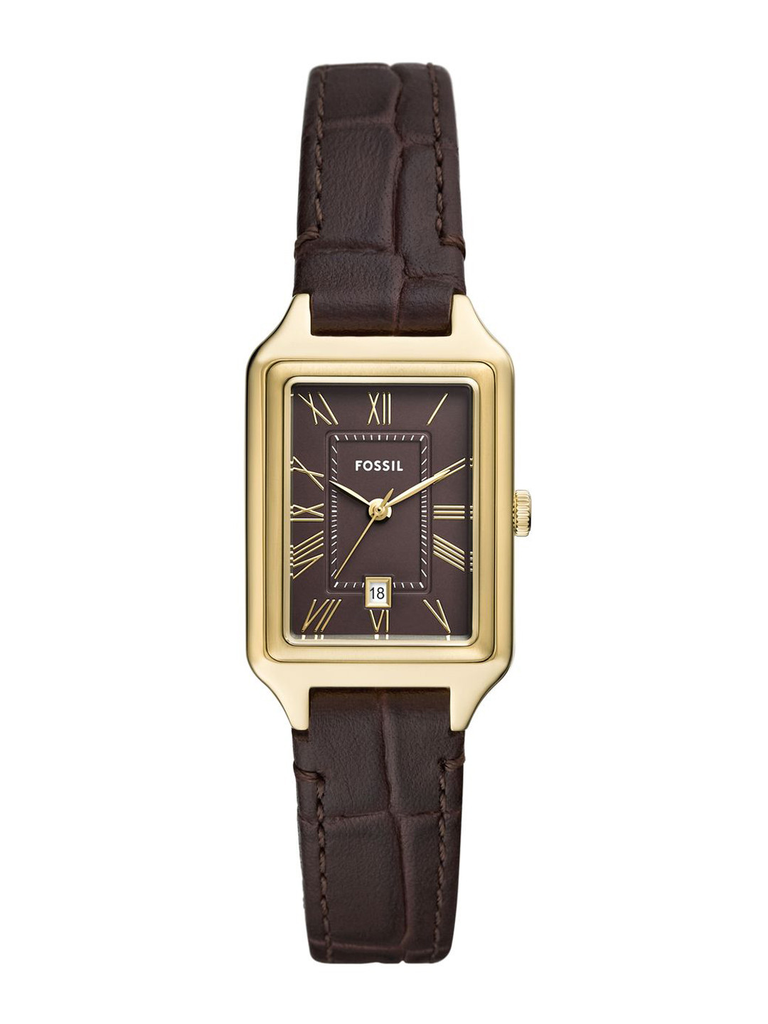 Fossil Women Patterned Dial & Leather Straps Analogue Watch AK_ES5367