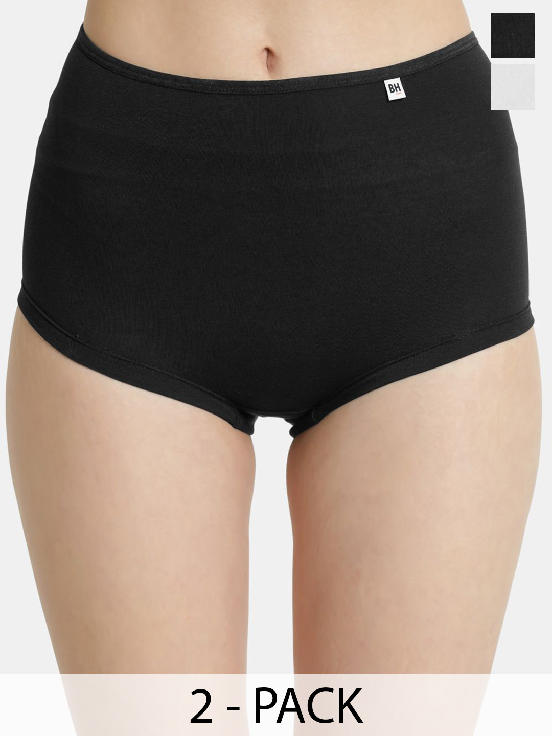 BLEEDING HEART Pack Of 2 Boy Short Briefs Bs-Bk-Wt_S