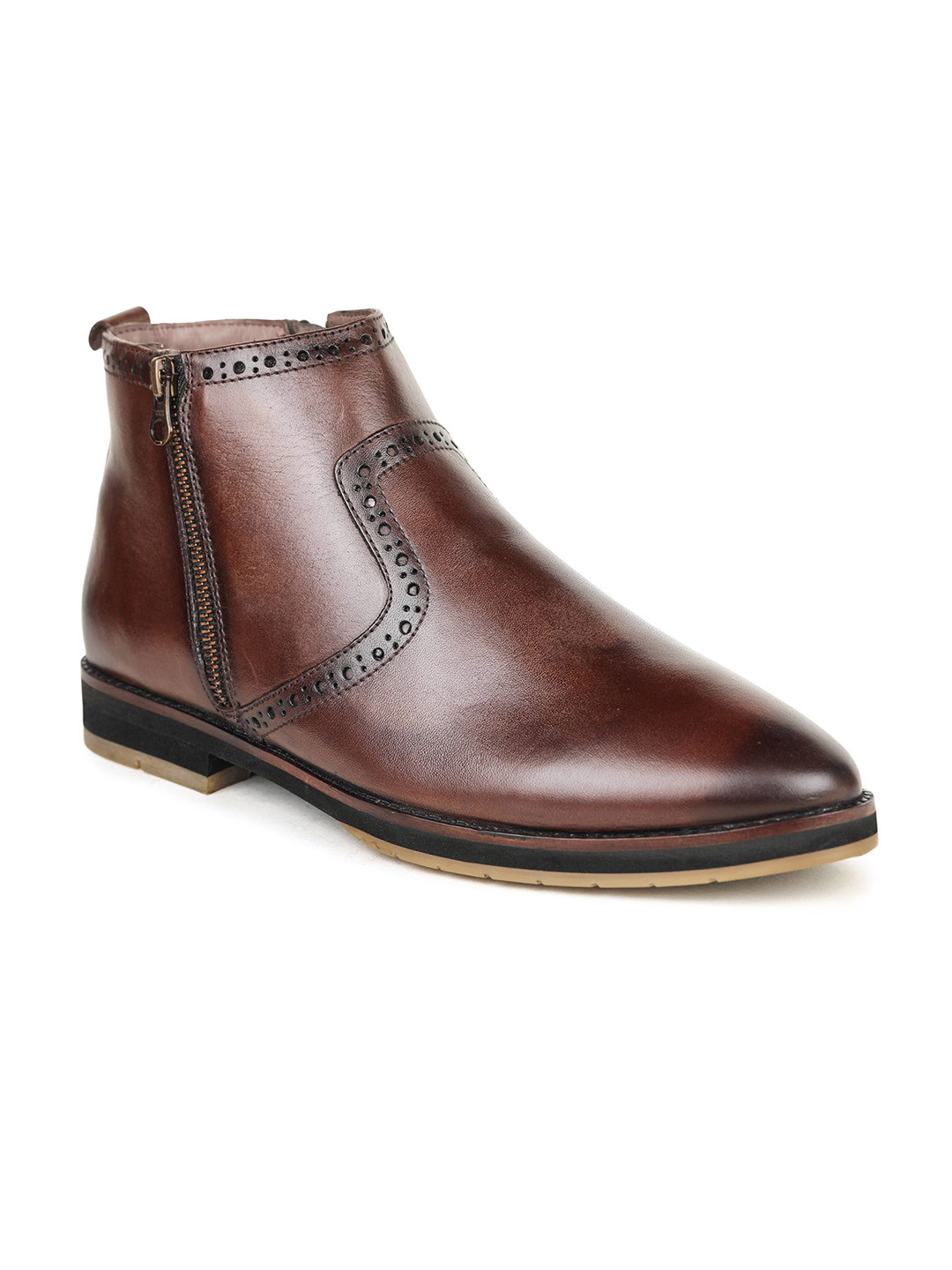 BRITMEN KRAASA Men Leather Chelsea Boots