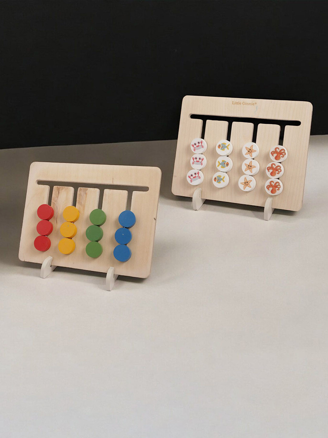 LITTLE GINNIE Set of 2 Kids Board Game