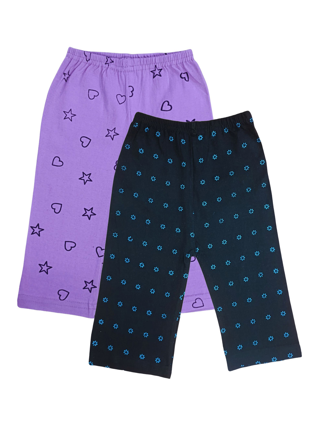 BAESD Infants Pack Of 2 Printed  relaxed-fit mid-rise Track Pants