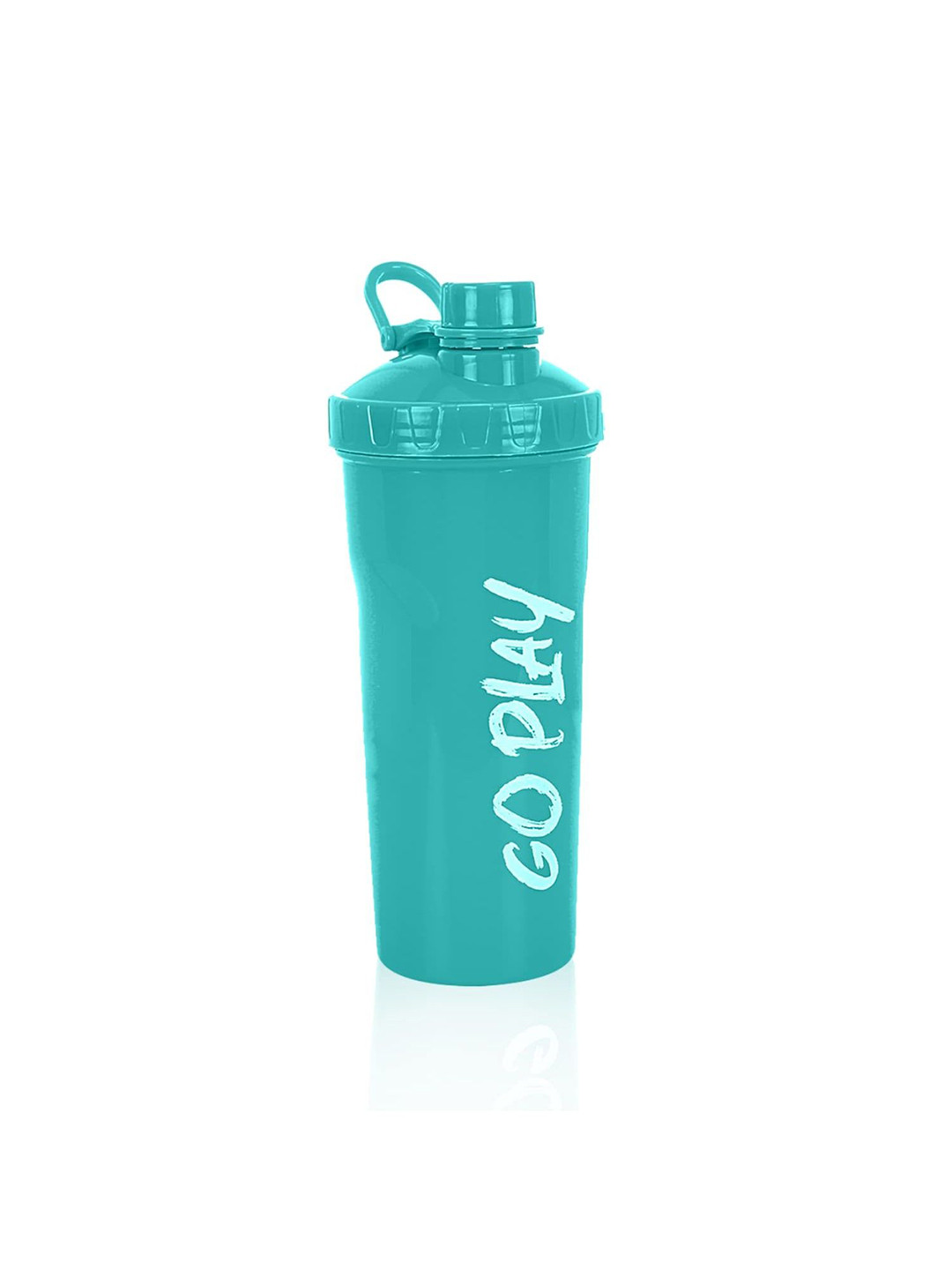 STRAUSS Aqua Green Typography Plastic Spill Proof Shaker - 700ml