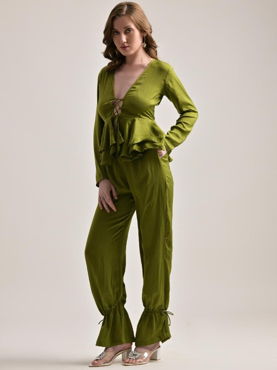 The Samoa Long Sleeves Top With Trousers