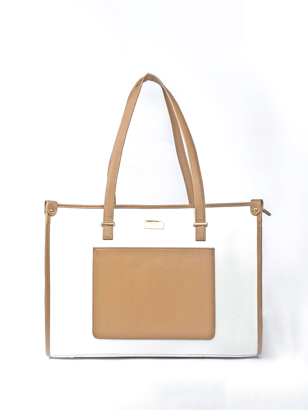 Strokes by Namrata Mehta PU Structured Tote Bag