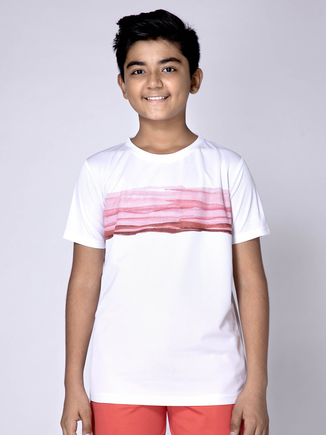 UMILDO Boys Graphic Printed Round Neck Polyester Tshirt