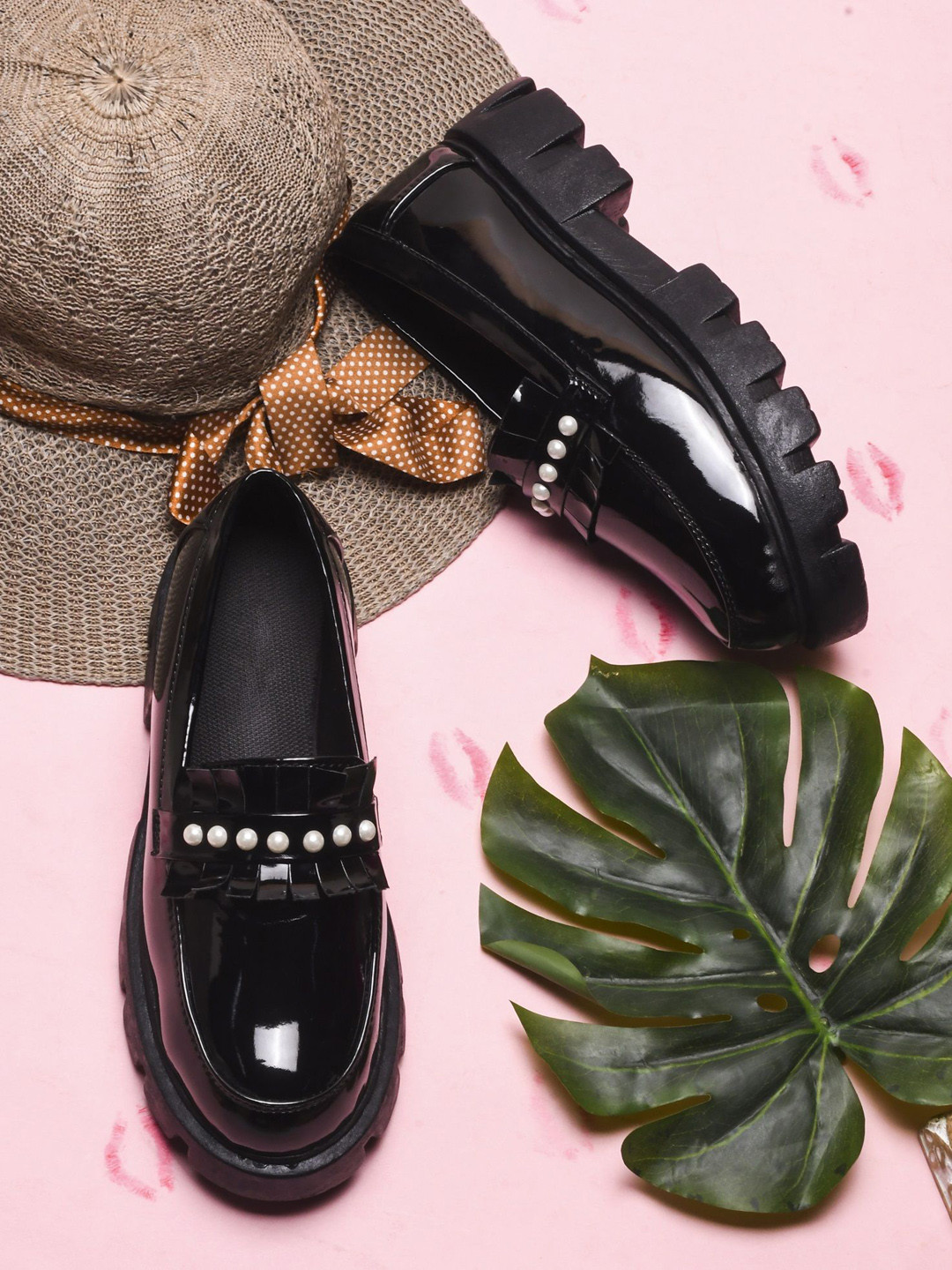 Try Me Women Slip-On Round Toe Sneakers With Western - Embellished