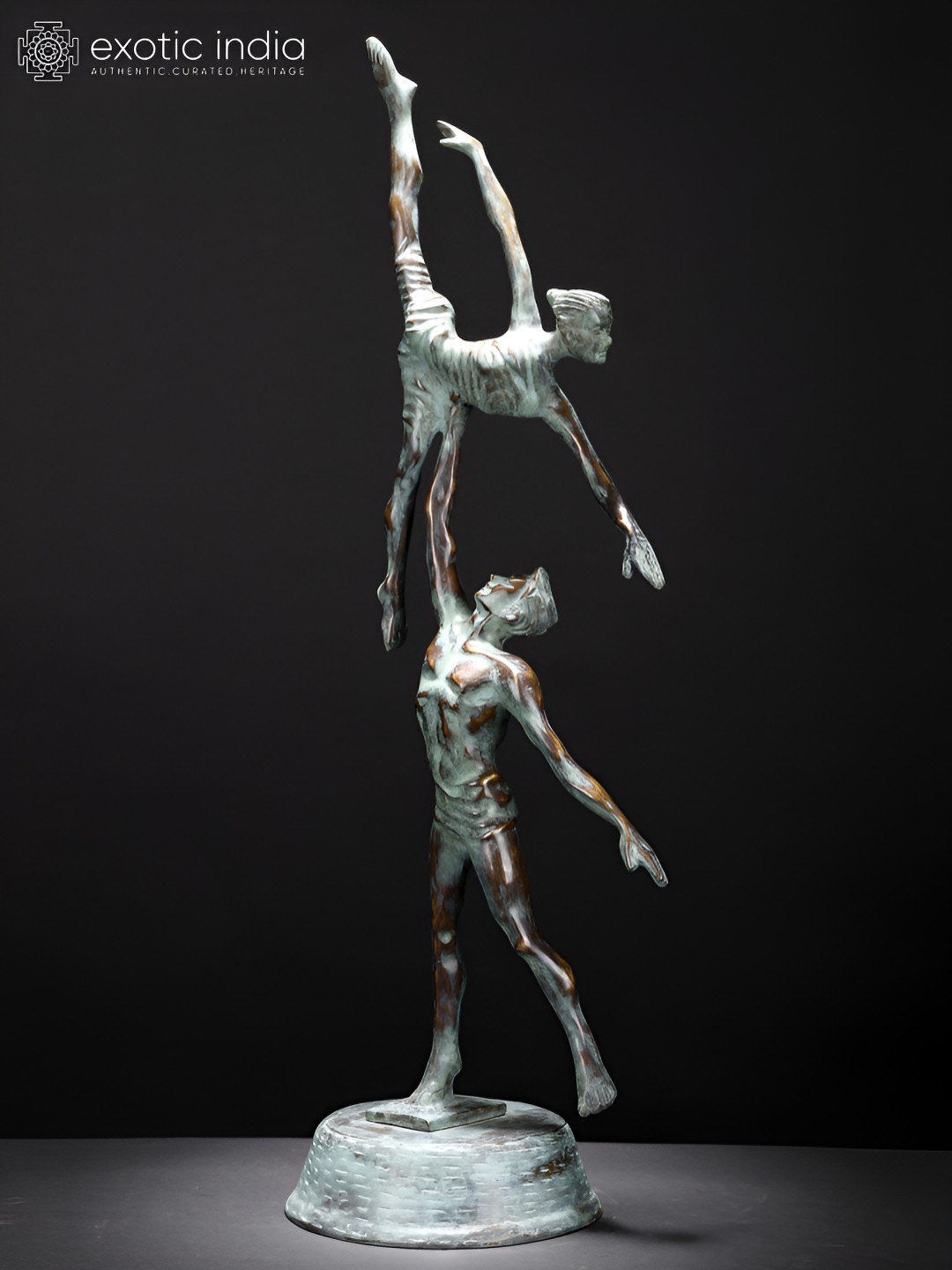 Exotic India Blue Figurine Showpiece