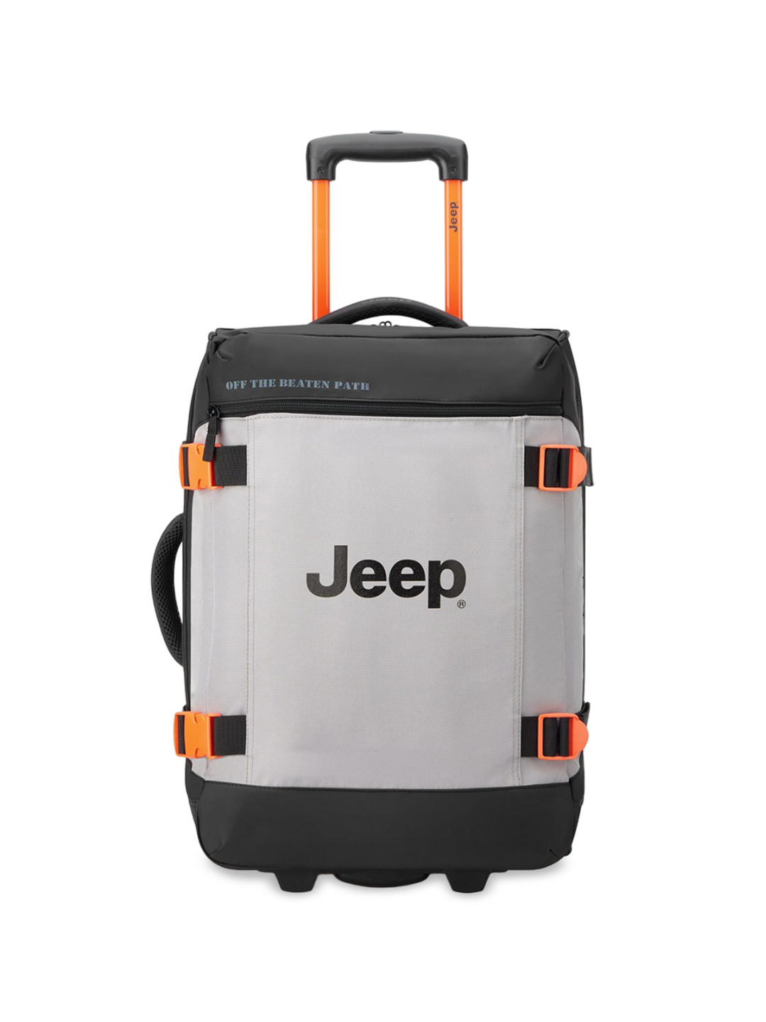 Jeep Colourblocked Soft Medium Duffle Trolley Bag