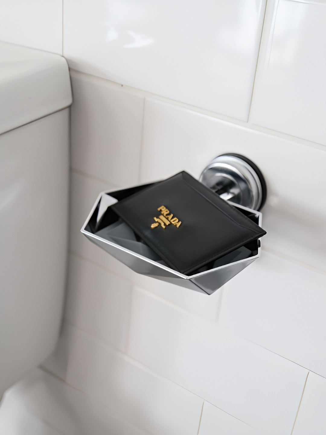 FECA Grey Flora Soap Holder