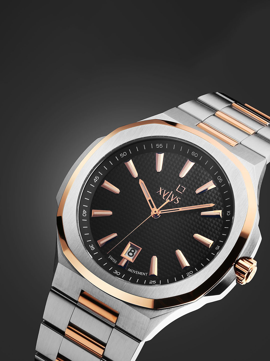 Xylys Men Integra Swiss Analog Dial Bracelet Style Straps Analogue Watch 40058KM01E