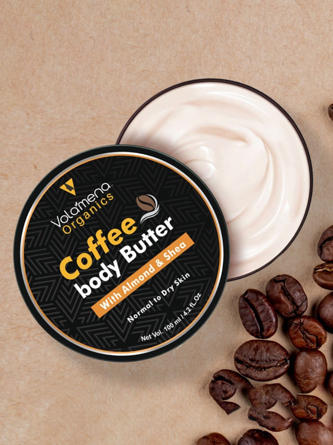 Volamena Coffee & Shea Body Butter  Cream-100 Ml