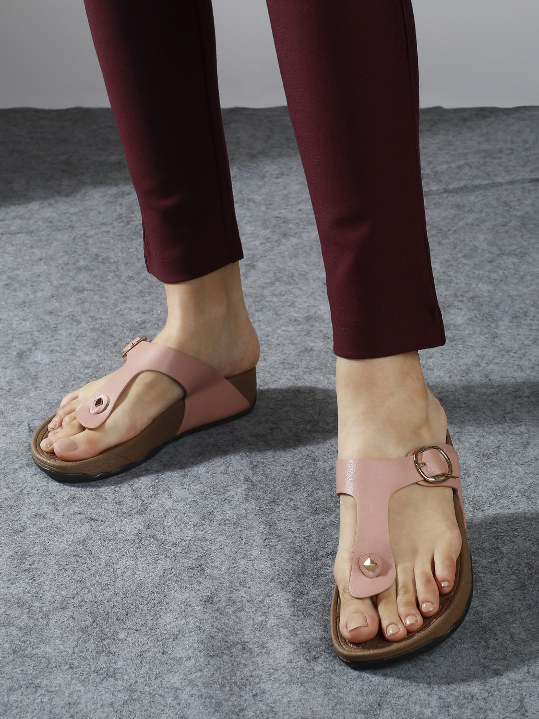 Inc 5 Flatform Heel T-Strap Sandals