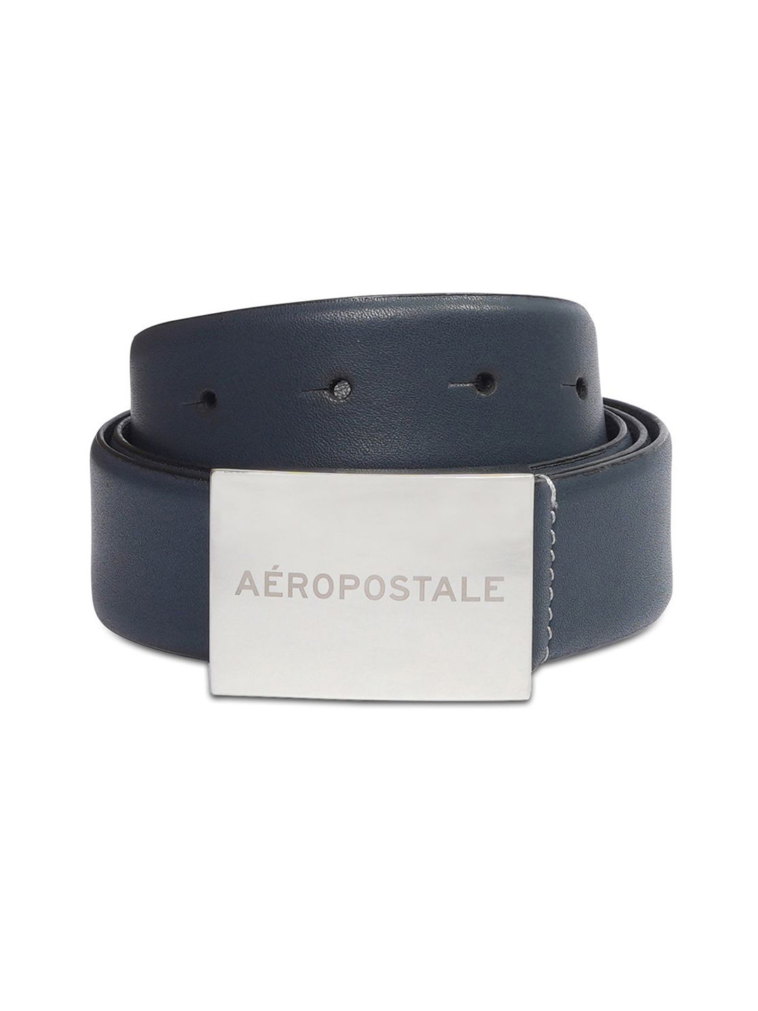 Aeropostale Men Push Pin Closure Textured Casual Belt