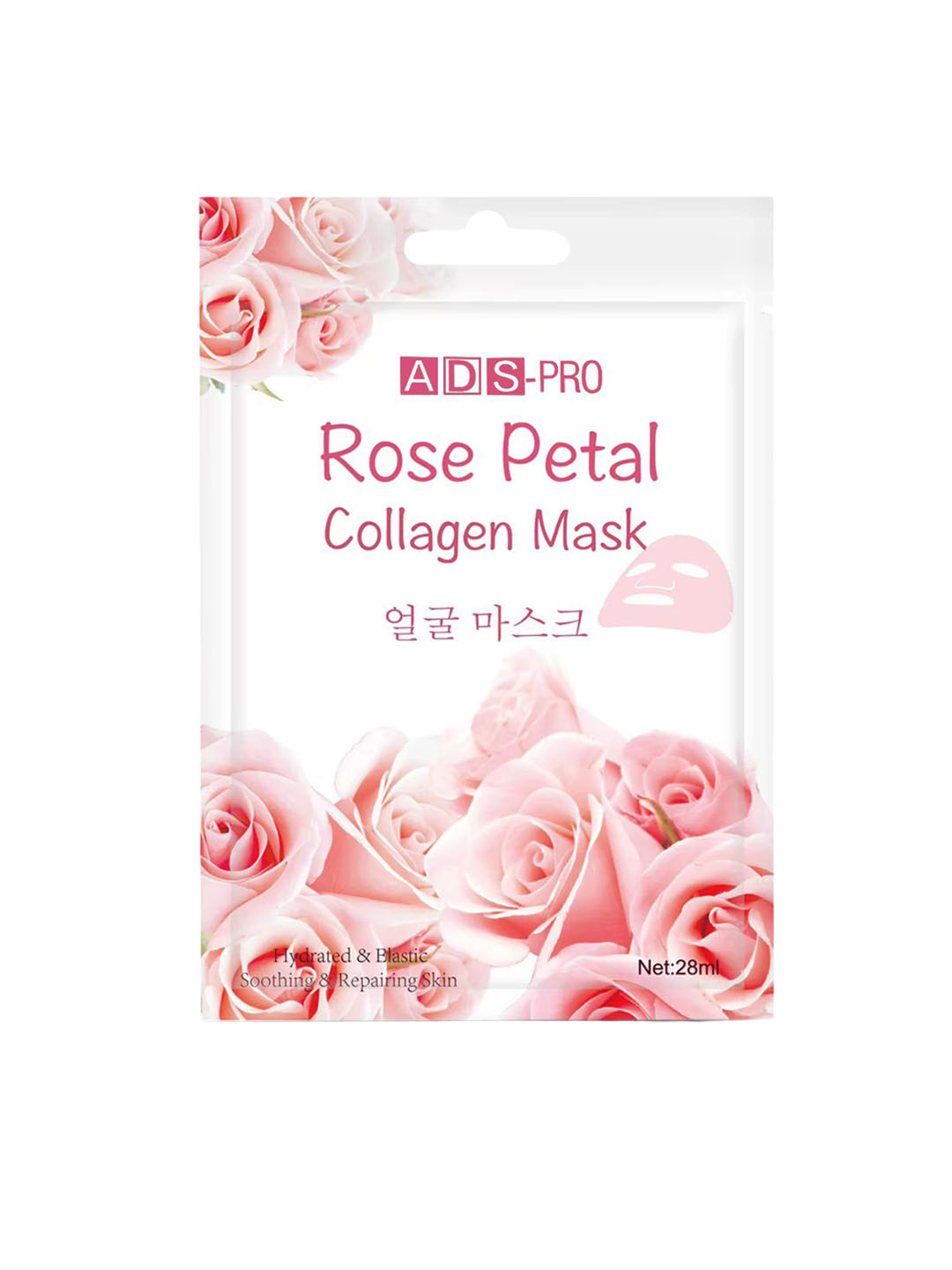 A.D.S Rose Petal Collagen Sheet Mask - 28ml