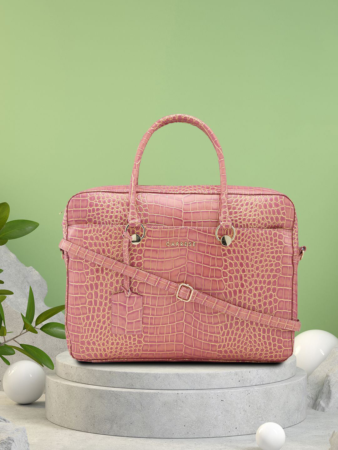 Caprese Miranda Women Pink Large Backpack