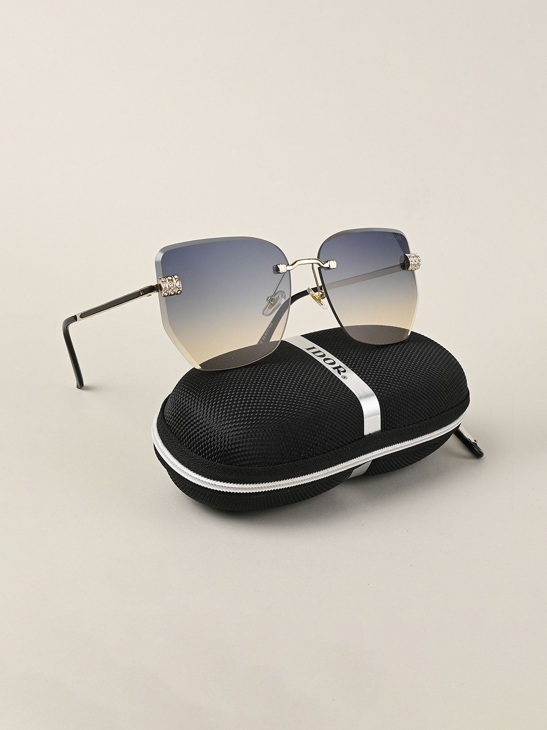 IDOR Women Butterfly UV Protection Sunglasses IDOR-5272-GRDBLU-Gradient Blue