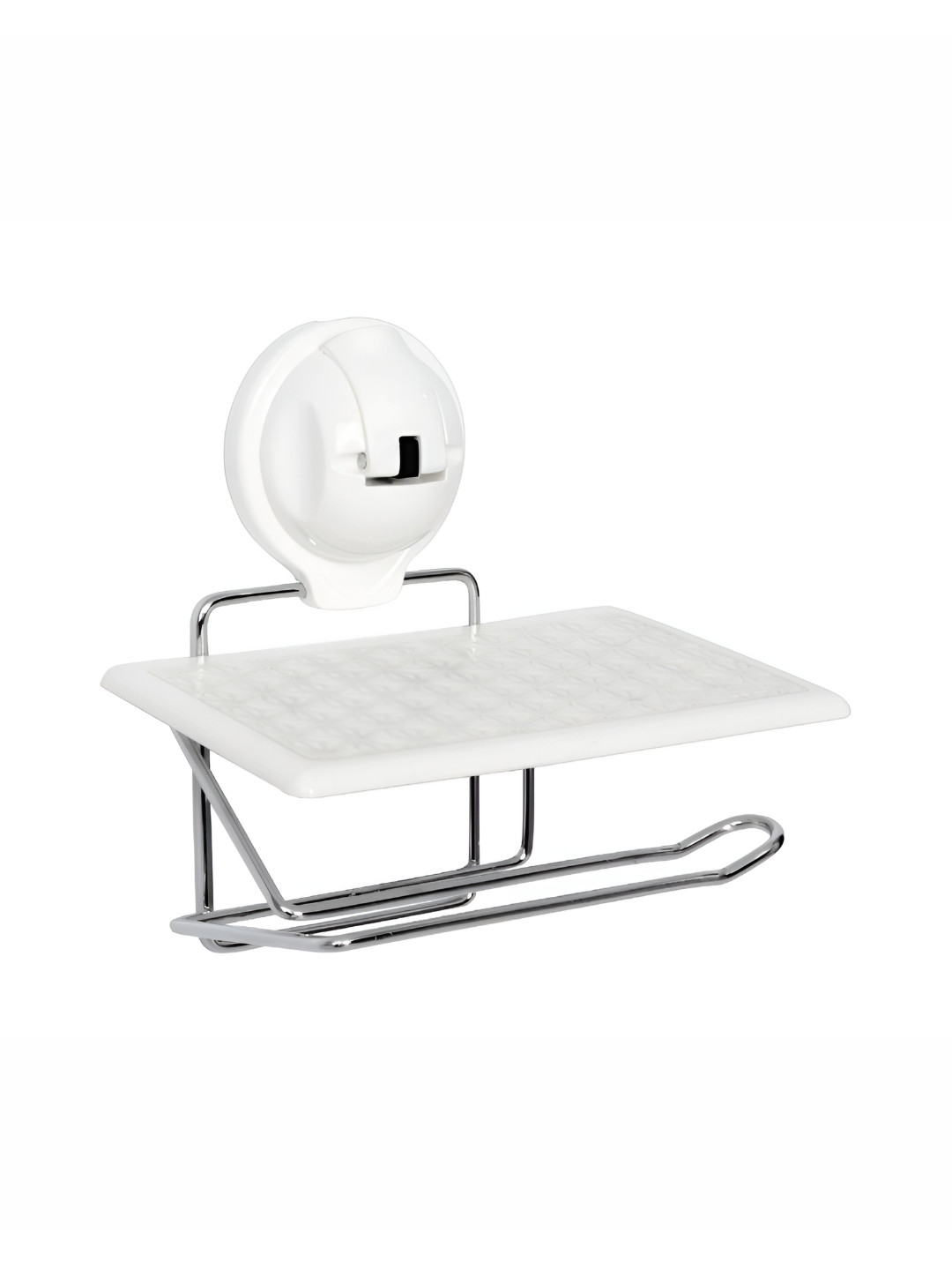 FECA White Textured Tissue Roll Raper Holder