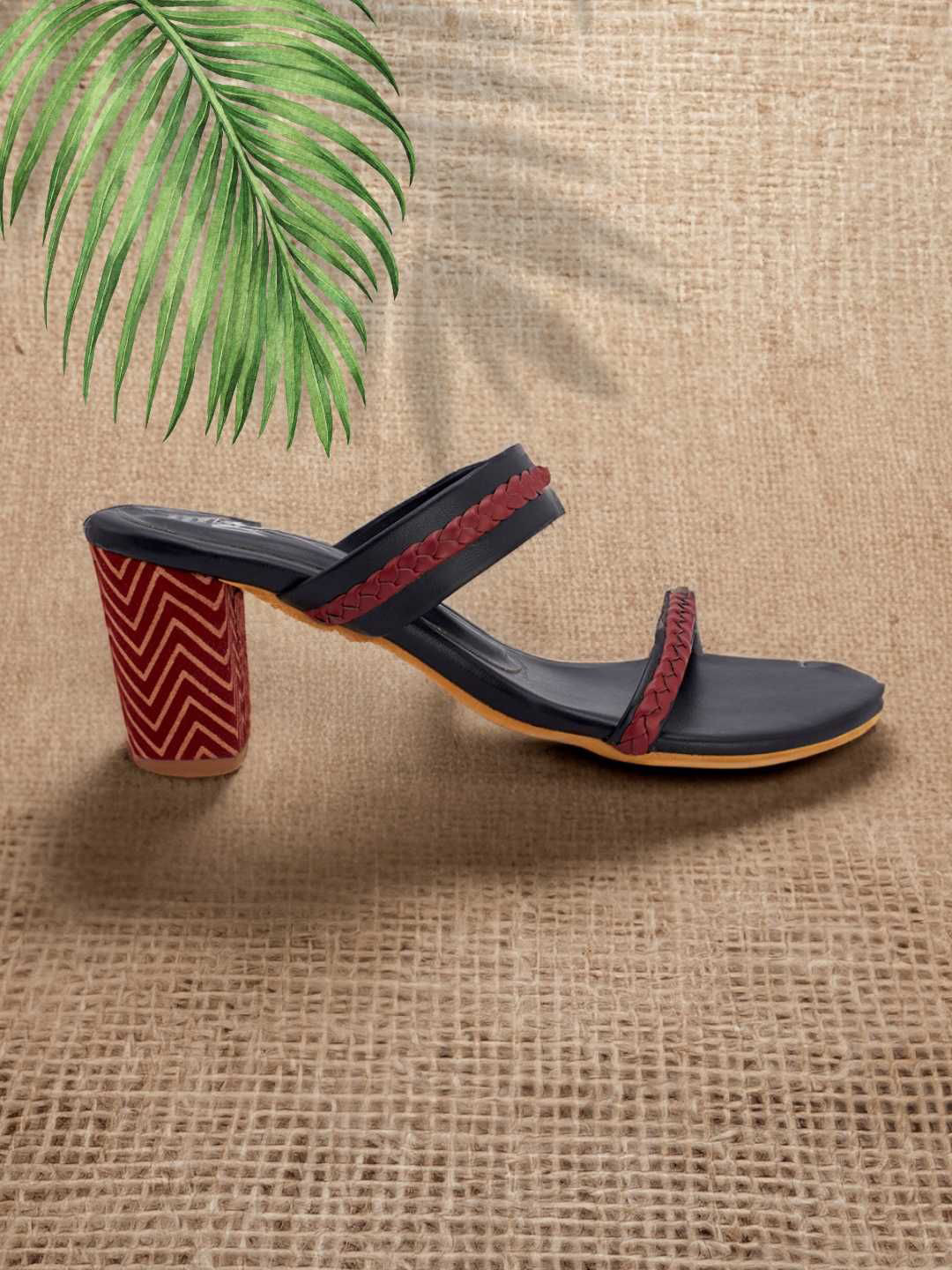 THE MADRAS TRUNK Women Block Heels Sandals