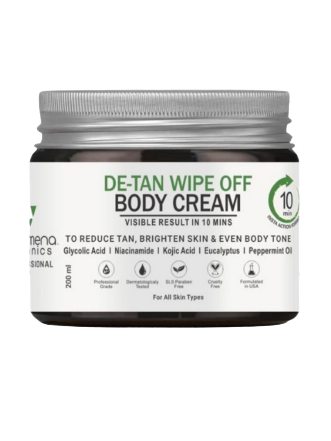 Volamena Detan Wipe Off  Body Cream-200ml