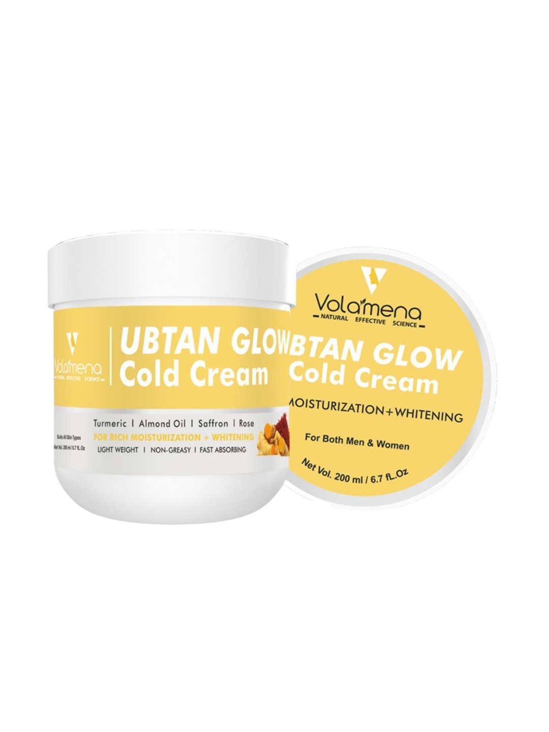 Volamena  Ubtan Glow Cold Cream 200 Ml