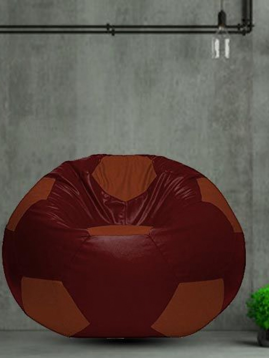 Coaster Shine Brown Colourblocked Bean Bag Cover
