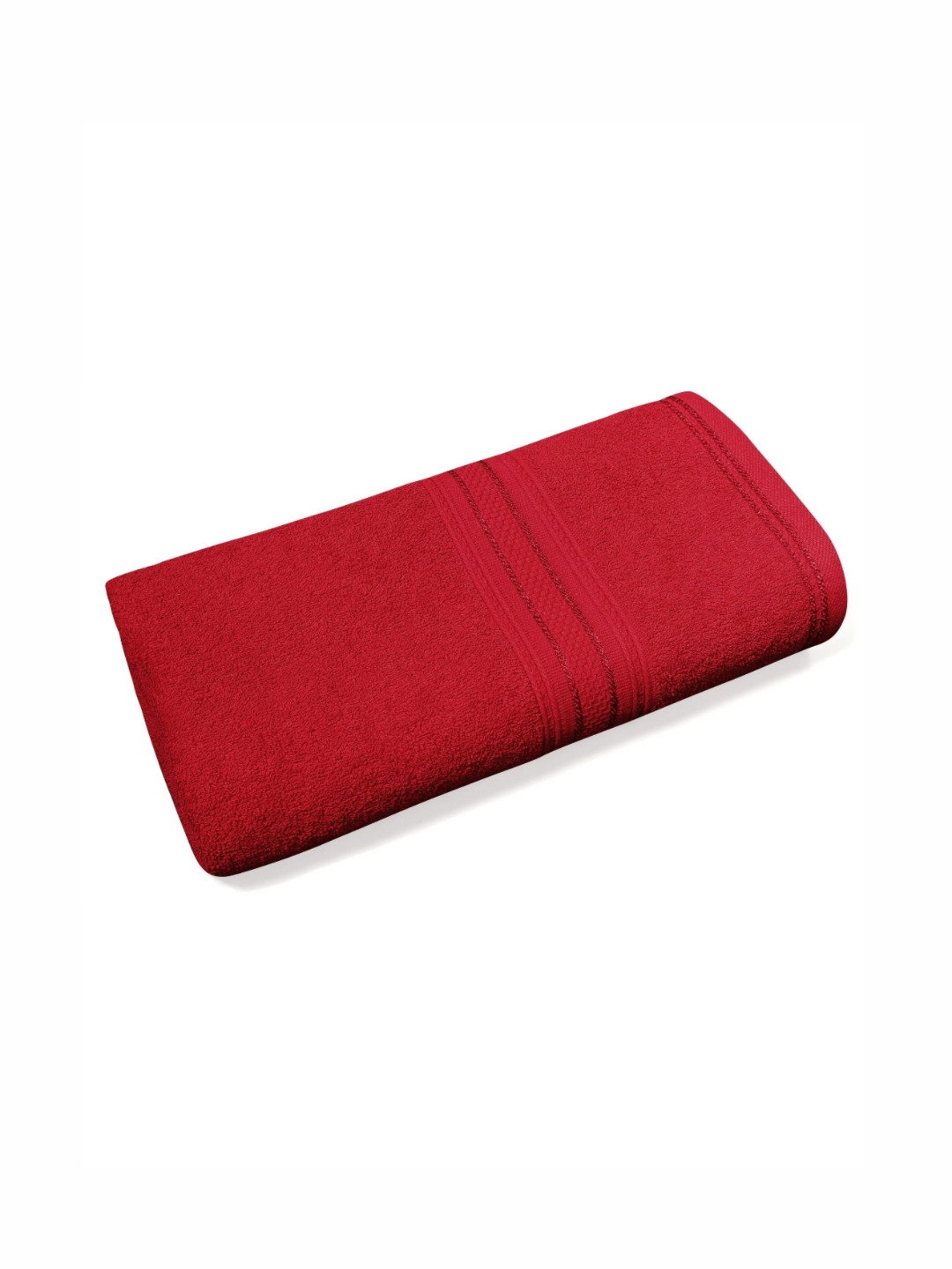 Dreamscape Red 1 Cotton 500 GSM Bath Towel