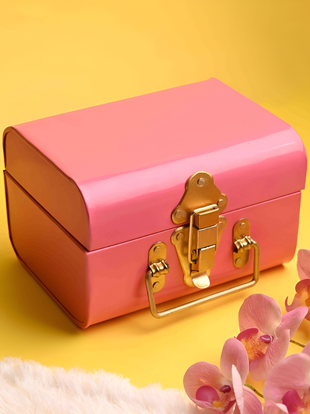 Folkstorys Pink Set of 1 Super Strong Jewellery Organiser Organisers