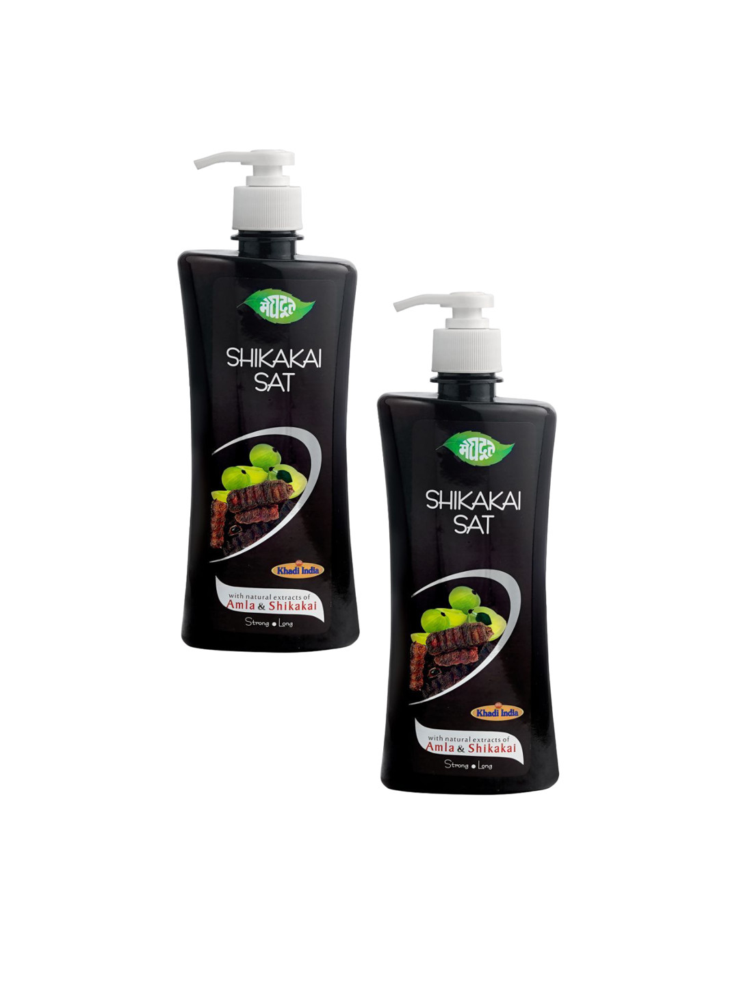MEGHDOOT Ayurvedic Shikakai Shampoo With Amla 400ml Pack of 2