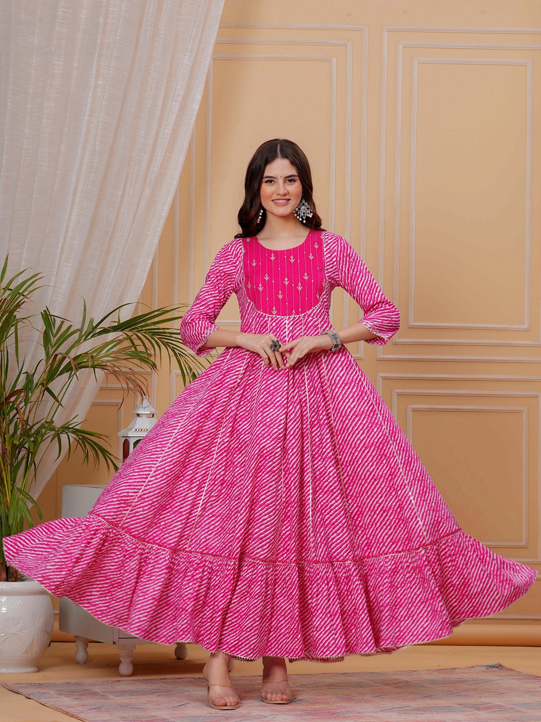 Mizaz Women Ethnic Motifs Anarkali Kurta - Kurtas for Women 30464293 | Myntra