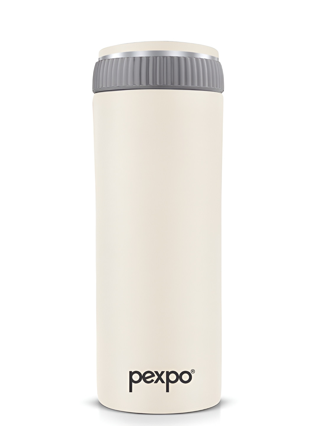 Pexpo Grey Stainless Steel Double Wall Vacuum Water Bottle - 500ml