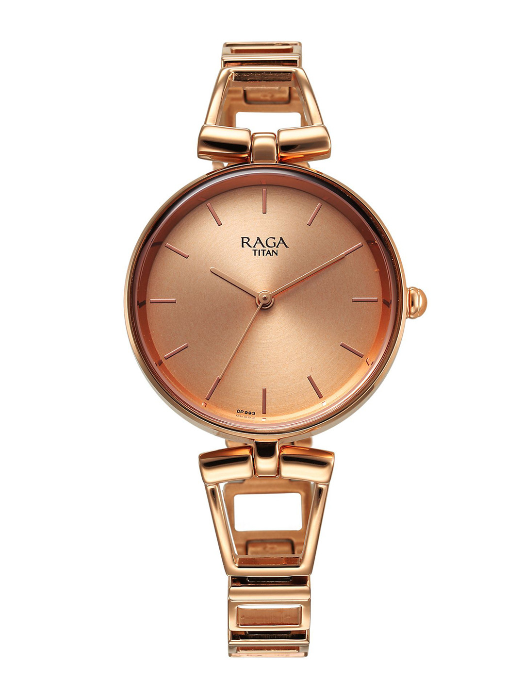 Titan Women Brass Dial & Bracelet Style Straps Analogue Watch 2747WM01