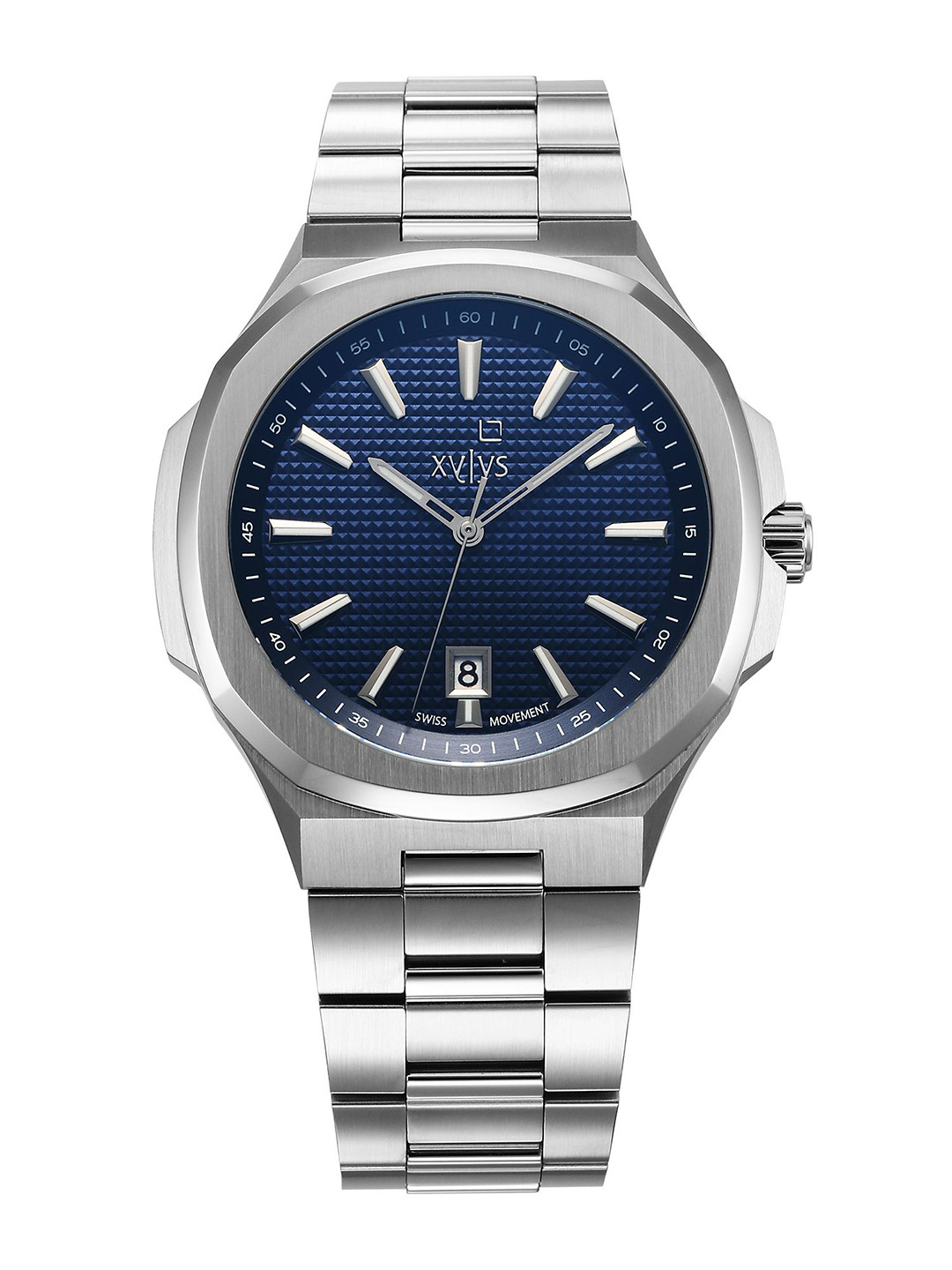 Xylys Men Dial & Stainless Steel Bracelet Style Straps Analogue Watch 40058SM01E