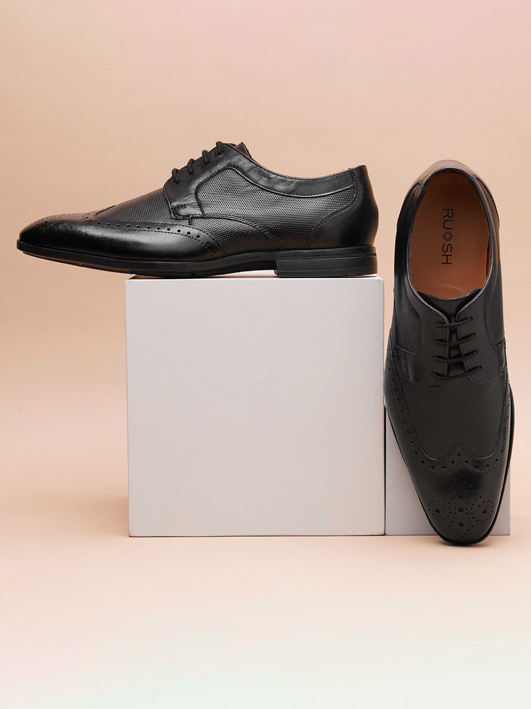 The Cameroon Ruosh Men Leather Formal Wingtip Brogues