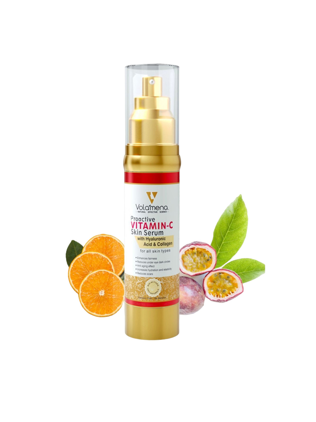 Volamena Hyaluronic Acid & Collagen Infused Proactive Vitamin-C Skin Serum- 50ml