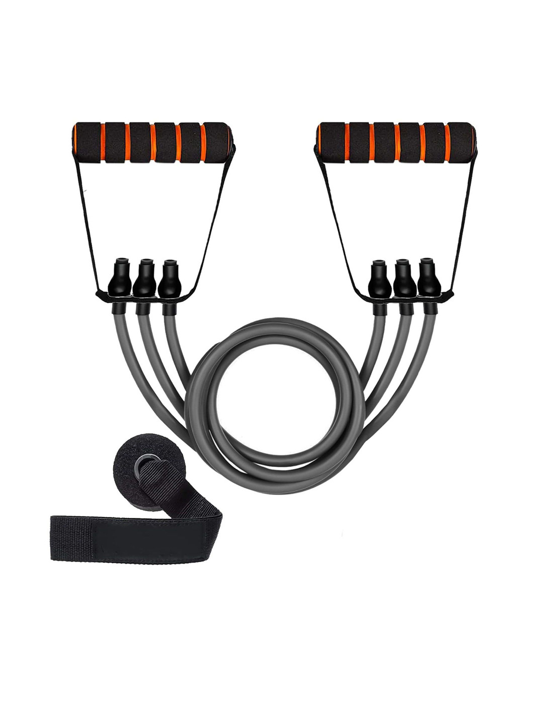 STRAUSS Triple Resistance Tube With Foam Handles & Door Knob