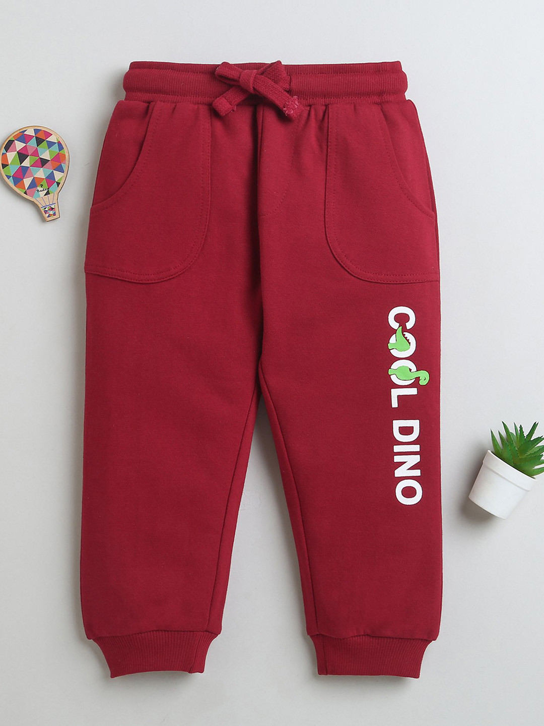 BUMZEE Infant Boy Cotton Mid-Rise Joggers