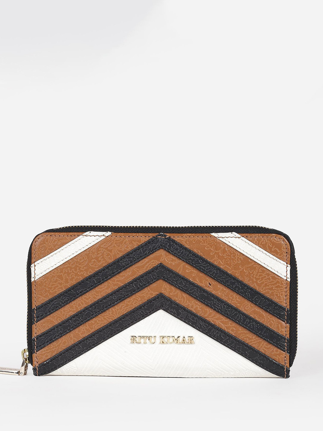 Ritu Kumar Women Geometric Two Fold Wallet