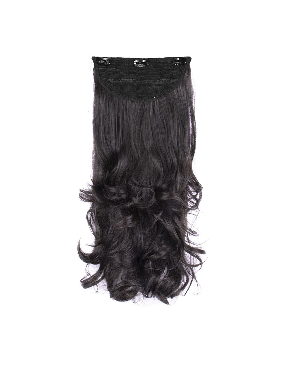 Milano Treasures Beach Waves Clip-in Hair Extensions - Dark Brown