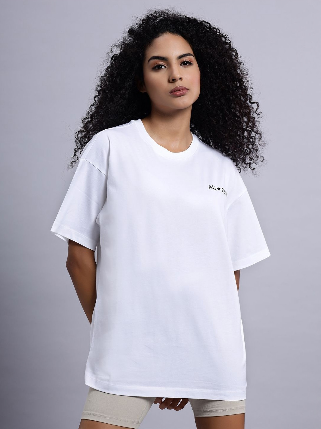Converse Women All Star Oversized T-shirt White