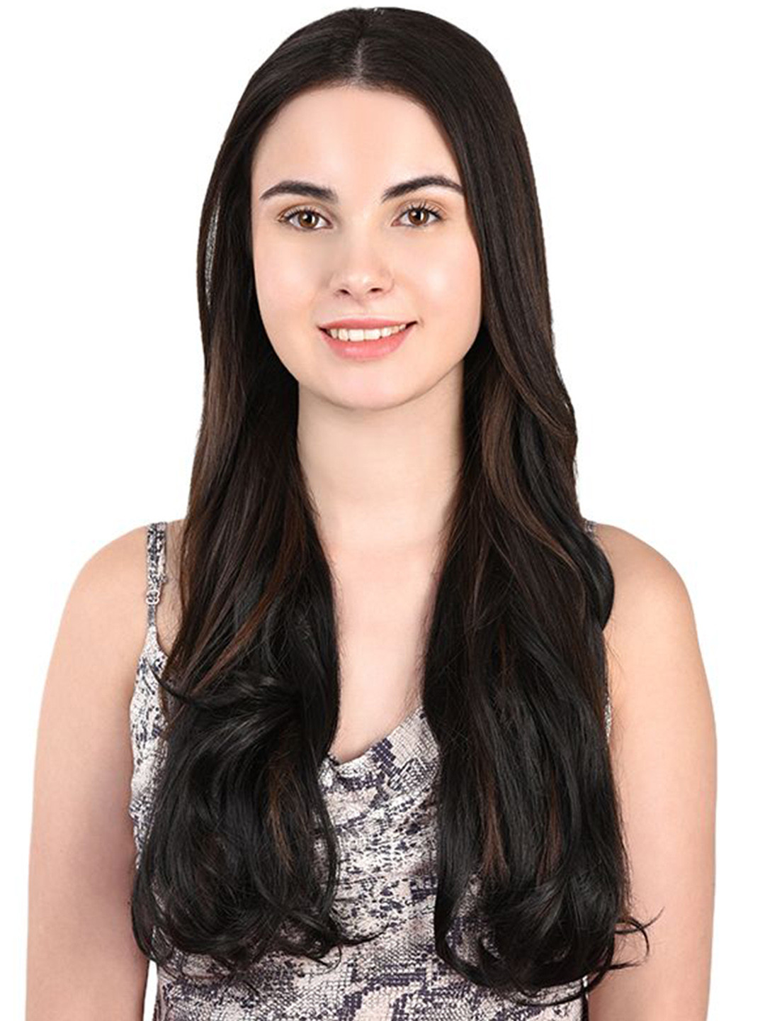 Milano Treasures Beach Waves Clip-in Hair Extensions - Natural Black