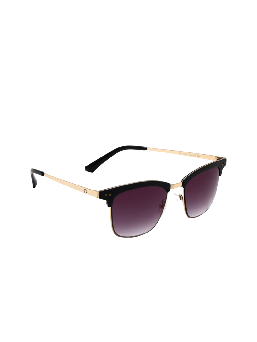 French Connection Unisex Square Sunglasses With UV Protected Lens FC 7418 C1