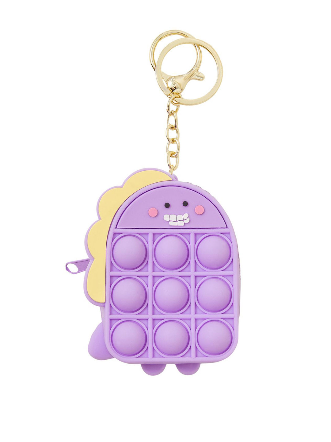 Accessorize Girls London Dinosaur Push Popper Keyring