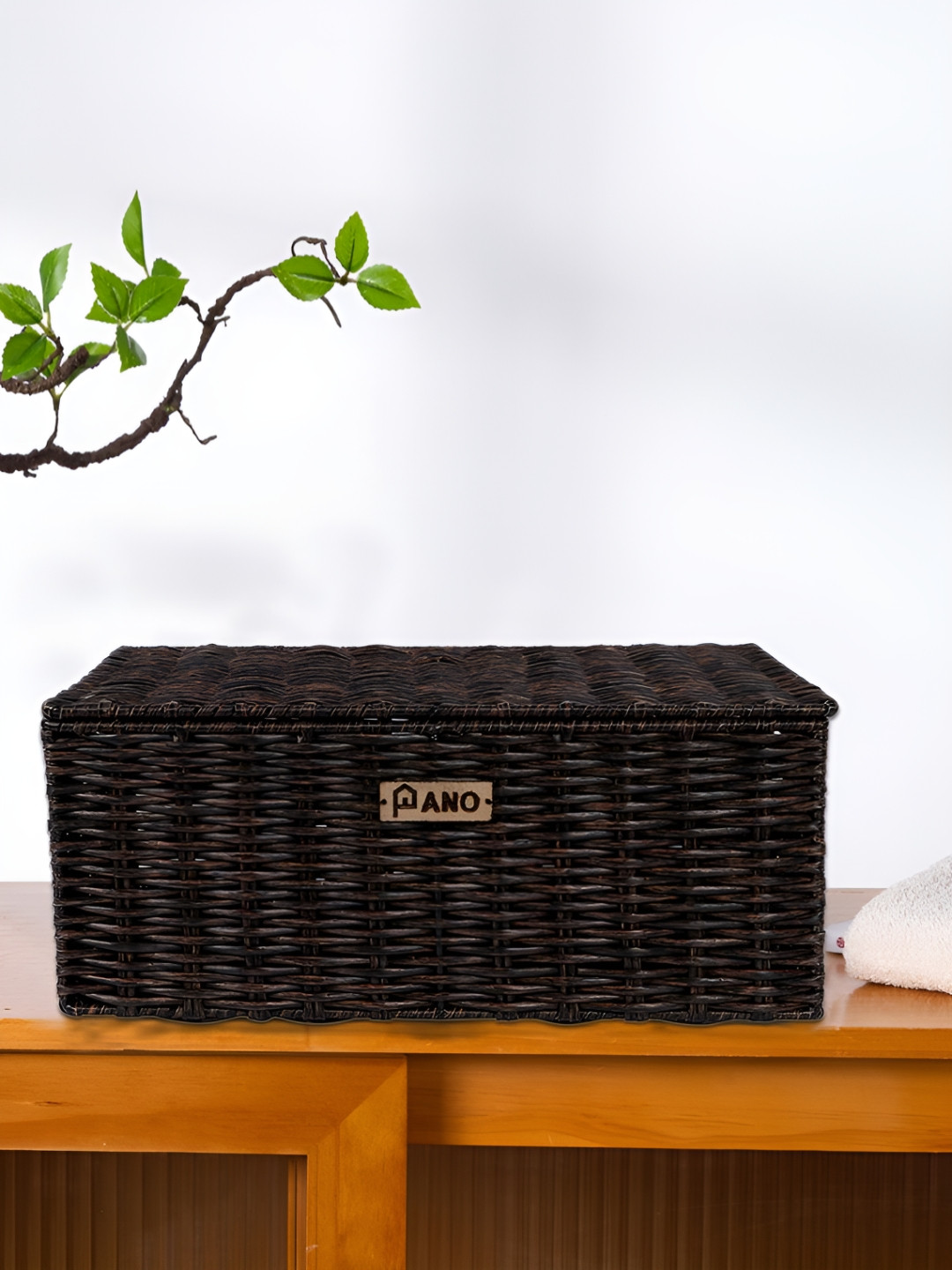 Pano Rust Brown Self Design Super Strong Multi-Utility Organiser