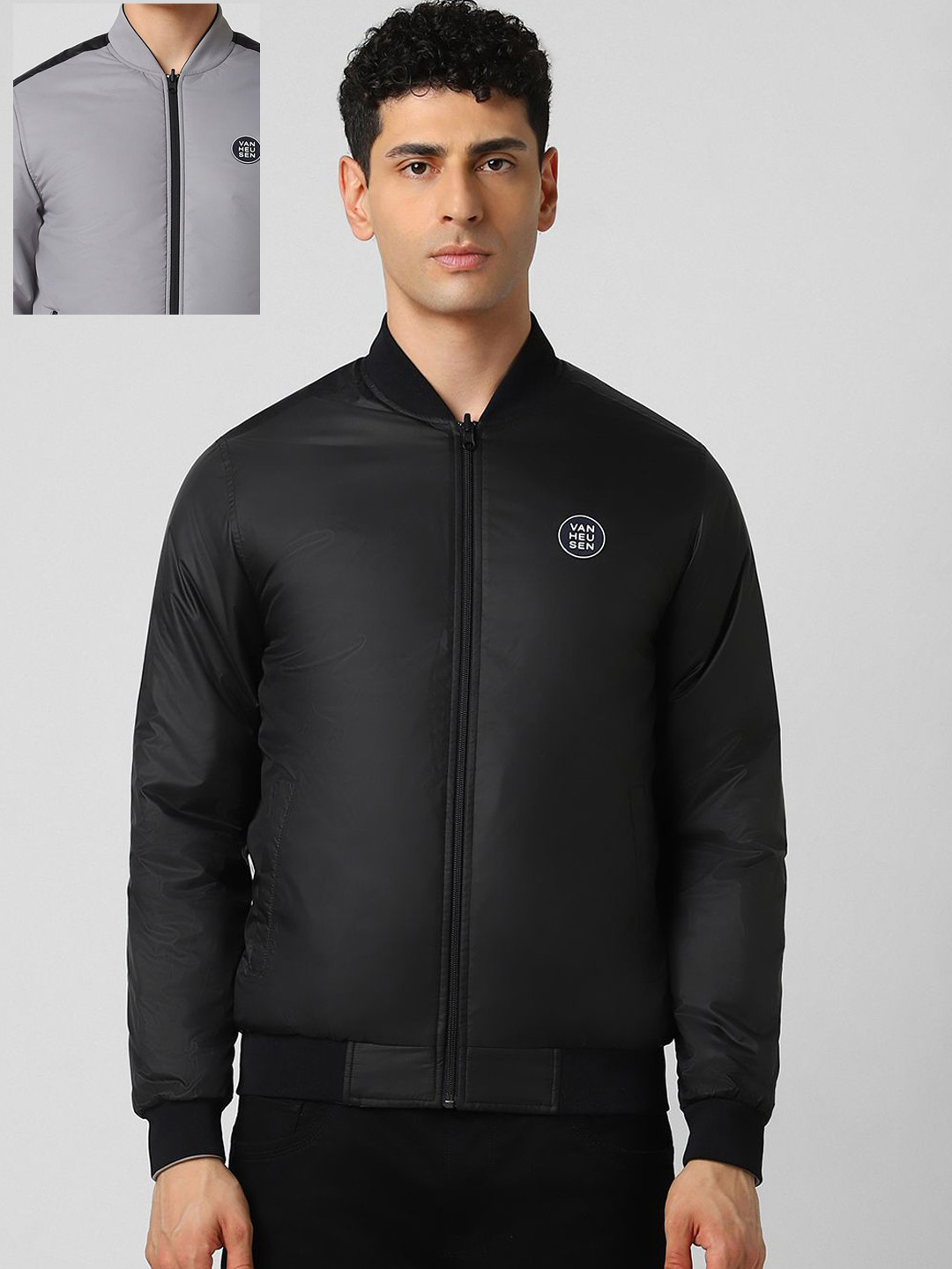 Van Heusen Flex Men Open Front Jacket