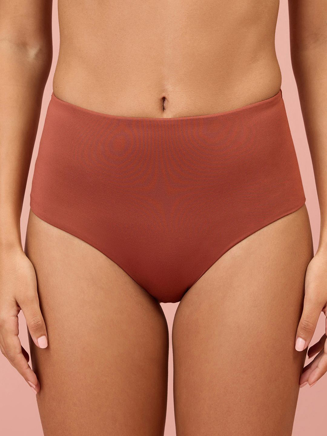 Nykd Breathable Mid-Rise Hipster BriefsNYP207-Rust