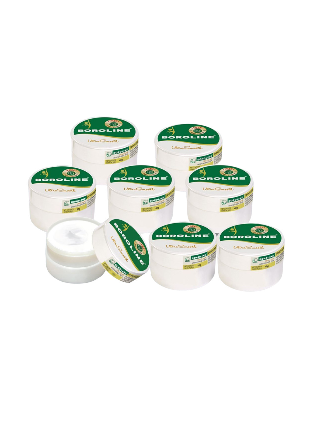 BOROLINE Set of 8 Ultra Smooth Night Cream - 40g each