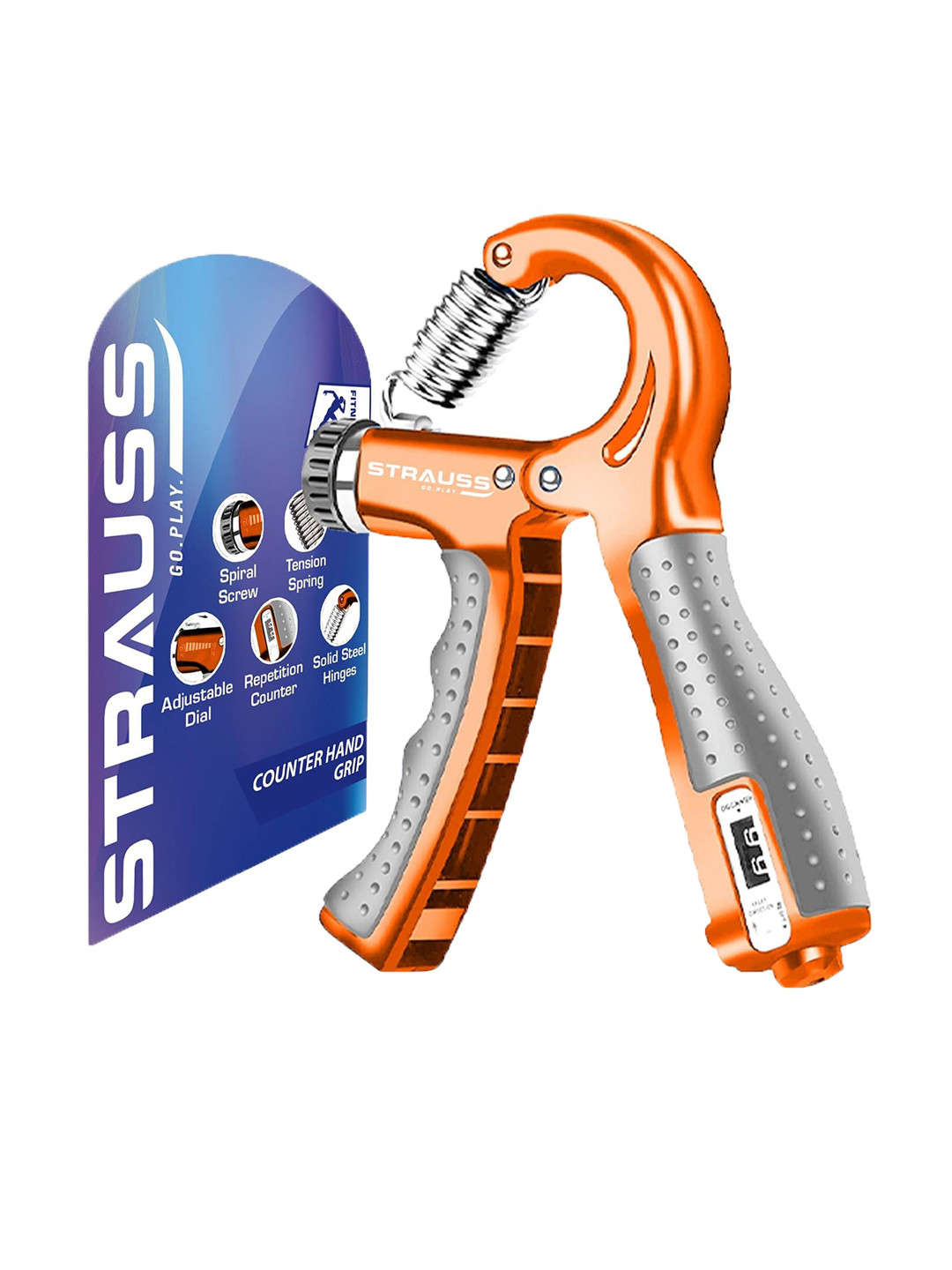 STRAUSS Adjustable Hand Grip With Counter