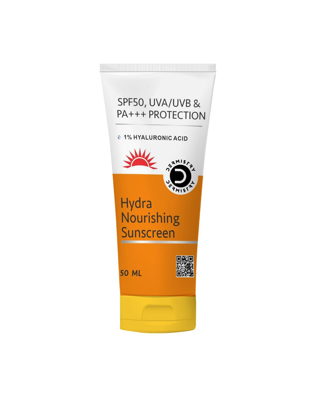 DERMISTRY 1% Hyaluronic Acid Hydra Nourishing SPF50 Aqua Gel Sunscreen - 50ml