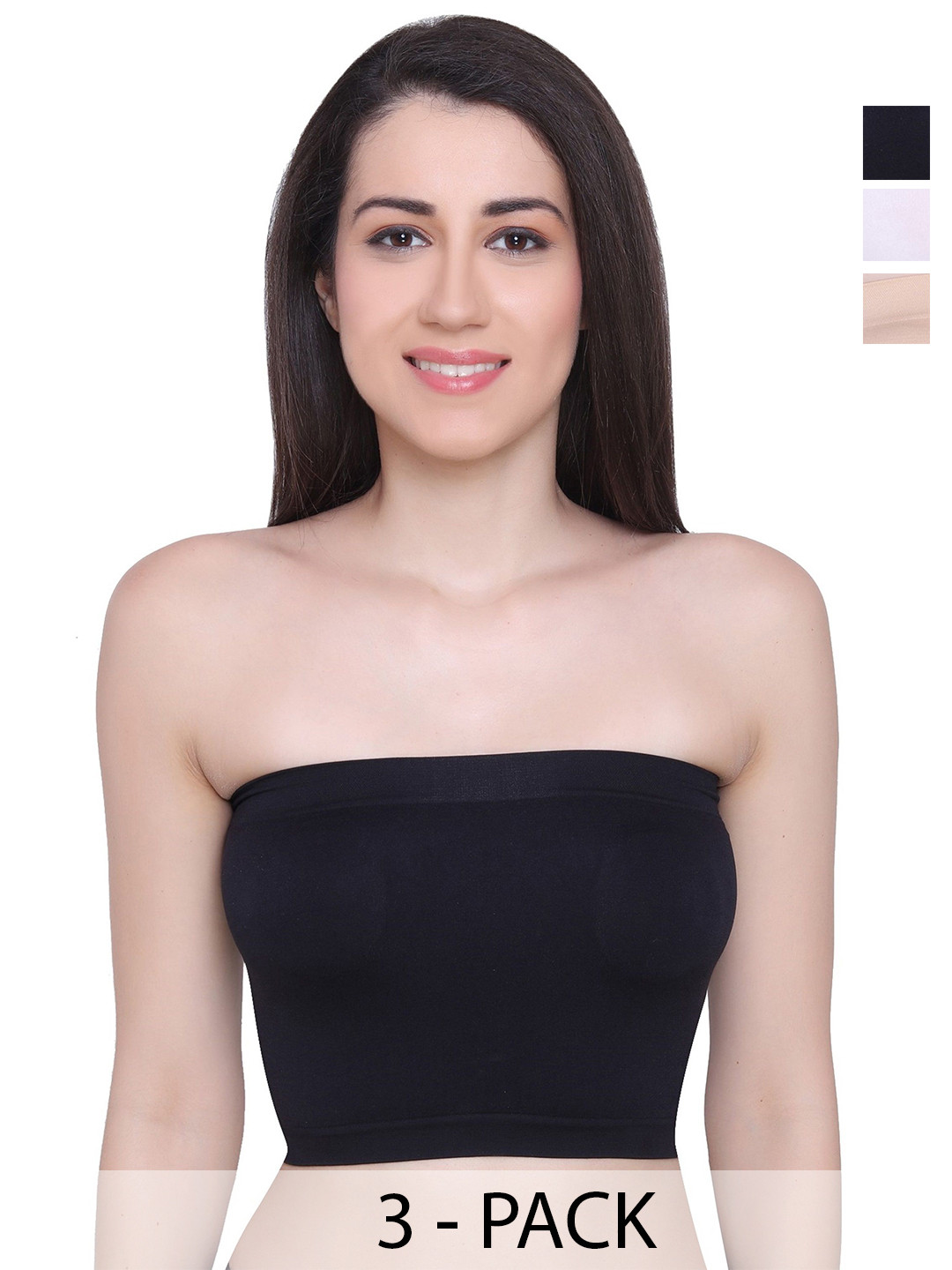 Glamoras Non Padded Bandeau Bra Full Coverage